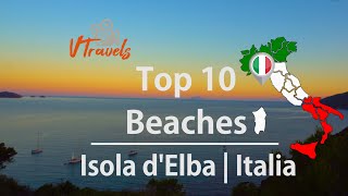 Elba beaches TOP 10  Italy 4K [upl. by Hameean314]