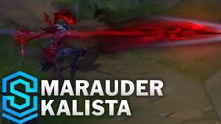 Marauder Kalista Skin Spotlight  PreRelease  League of Legends [upl. by Grazia]