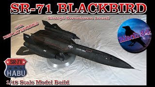 Building the Revell 148 Scale SR71 Blackbird Strategic Reconnaissance Aircraft [upl. by Lemyt]