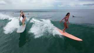 Longboard Bali surfing [upl. by Ydnirb]