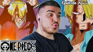 DIABLE JAMBE SANJIS DEMONIC LEG ONE PIECE EPISODE 298 REACTION [upl. by Aicined]