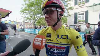 Remco Evenepoel  Interview au départ  Etape 5  Critérium du Dauphiné 2024 [upl. by Maroney161]