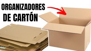 Cajas de Cartón  2 DIYs Increíbles Fáciles y Rápidos de Hacer  Reciclaje [upl. by Currier614]