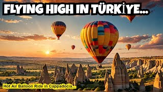 Hot Air Balloon Ride in Cappadocia Türkiye cappadocia türkiye hotairballoon [upl. by Arbuckle]