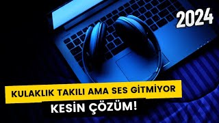 Mikrofon Çalışmıyor Sorunu 2024  Kesin Çözüm Kulaklık Takılı Ama Ses Gelmiyor Windows 7 8 10 11 [upl. by Rednaeel]