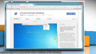 How to install the Chrome Remote Desktop app in Google™ Chrome on a Windows® 81 PC [upl. by Darell]