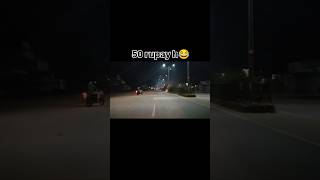 50 rupay h😂 support funny biker trend sorts [upl. by Ecinev25]