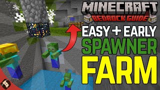 How Mob Spawner Farms Work 121  Minecraft Bedrock Guide 121 Ep4 [upl. by Anak40]