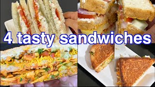 4 Tasty Sandwiches [upl. by Fazeli]