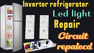 refrigerator led light repair  frig led light circuit replaced  dawlance frig led circuit replaced [upl. by Dier]