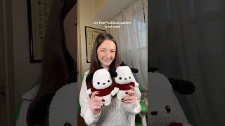 FREE Pochacco Crochet Pattern amigurumi crochet crochetpatterns [upl. by Ozzy]