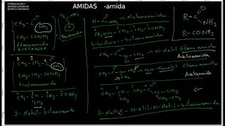 Formulación de ÁCIDOS CARBOXÍLICOS ÉSTERES AMIDAS AMINAS NITRILOS NITROCOMPUESTOS [upl. by Hampton]