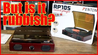 I bought the cheapest Record Player on eBay Aus Fenton RP105 [upl. by Ahteral]