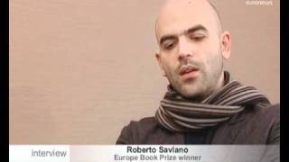 euronews interview  Saviano i clan mafiosi approfittano della crisi [upl. by Giah]