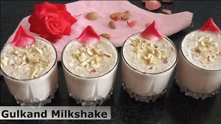 Gulkand Milk shake  English subtitles [upl. by Neyr]