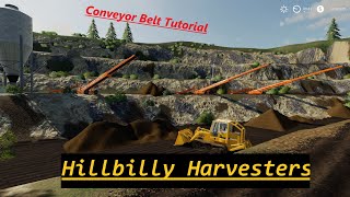 How To Use Conveyor Belts Fs19 [upl. by Nodnorb517]