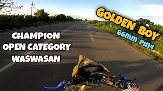 Raider Fi 195cc  CHAMPION Super Load Category Waswasan  GOLDEN BOY 66mm Pin4  ECU APITECH [upl. by Giess546]