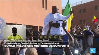 Ousmane Sonko prédit une victoire de son parti au premier tour de la présidentielle • FRANCE 24 [upl. by Sirap]