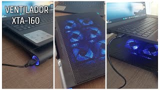 Ventilador Externo para Laptop Xtech de 6 Ventiladores [upl. by Harim905]