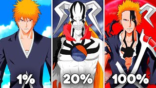 Top 10 Ichigos STRONGEST Forms In Bleach secret forms [upl. by Ellennoj]