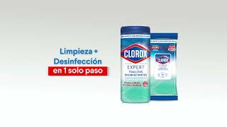 Con toallitas Clorox® limpia y desinfecta fácilmente ¡Sin interrumpir lo que estás haciendo [upl. by Gabor11]