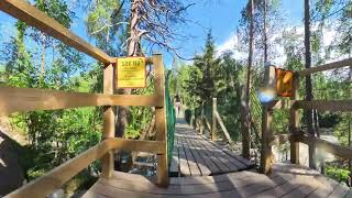 Virtual Trail Run  Pieni Karhunkierros  Oulanka National Park Finland  4K Video [upl. by Anyaj]