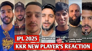 IPL 2025  KKR New Players Reactions  Umran Venkatesh De Kock Reaction After Joining KKR [upl. by Roque]