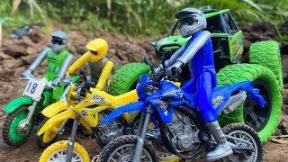 Motor cross finger super bike team motor cross racing team klx motor cross toysmotor trail 1 [upl. by Akahs]