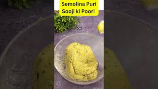 Semolina Puri  Sooji ki Poori  Puri Aloo Recipe [upl. by Brooks549]