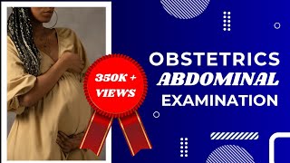 Inspection Of Abdomen  Obstetrics Practical Series by thembbsmaterials [upl. by Dnaltroc]