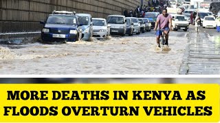 kenya floods thika rd and kasarani mwiki vehicles overturn heavy rains in kenya [upl. by Irwinn]