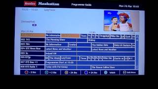 Manhattan Plaza HDT700 Freeview HD Receiver  1st Time Install [upl. by Irah876]