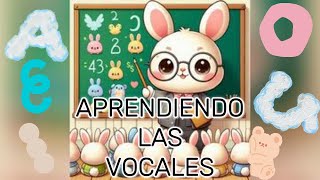 AEIOU Aprendiendo las Vocales Canciones infantiles divertidas  IA [upl. by Ruhtracam]