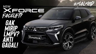 MITSUBISHI XFORCE FACELIFT 2025  GAK MIRIP XPANDER LAGI  Virtual Modification MALMOD Xforce [upl. by Arimlede]