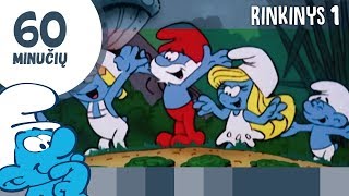 60 minučių Smurfų • 1 rinkinys • Smurfai [upl. by Gabbi]