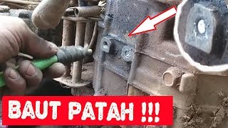 SOLUSI JITU BAUT PATAH  Pada BLOK Mesin MOTOR [upl. by Wenonah]