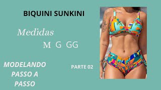 Modelando Biquíni Sunkini Parte 02 [upl. by Karlow]