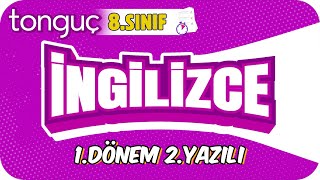 8Sınıf İngilizce 1Dönem 2Yazılıya Hazırlık 📝 2024 [upl. by Laurette]