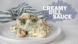 Warm Creamy Dill Sauce shorts [upl. by Jessalin]