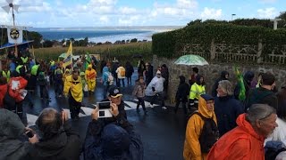 Manifestation antinucléaire à Flamanville [upl. by Nowell]