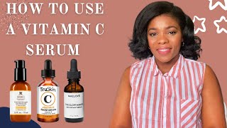 How to Use a VITAMIN C Serum the Right way  Dr Janet [upl. by Nordgren]