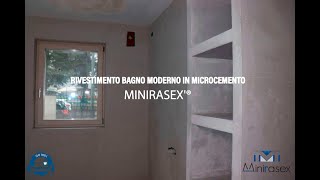 Rivestimento Bagno Moderno in Microcemento MINIRASEX® [upl. by Radferd790]