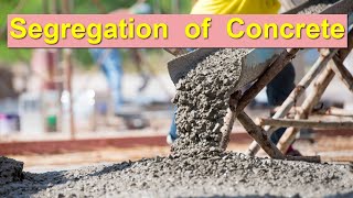 Segregation of Concrete  Factors affecting Segregation in Concrete [upl. by Cleave332]