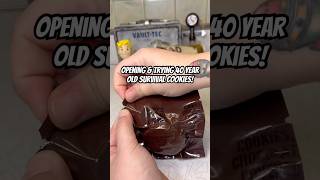 Opening amp Trying 40 Year Old FALLOUT SHELTER COOKIE [upl. by Dielu]