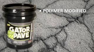 GatorPaveGatorPave asphalt patching material  Crack repair for asphalt pavement [upl. by Enisaj]