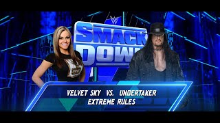 Velvet vs Undertaker  WWE SmackDown Extreme Rules Live Match [upl. by Allisan416]