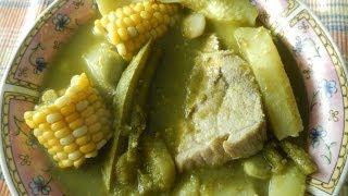 Receta de Mole Verde estilo Veracrúz [upl. by Annahsar]