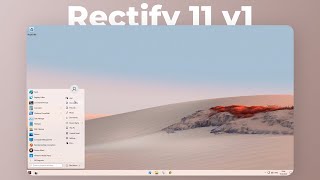 Модифицированная ОБЛЕГЧЁННАЯ Windows 11  Rectify 11 Обзор  Windows 11 Lite Сборка Windows 11 [upl. by Hurd]