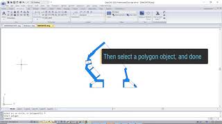 GstarCAD 2022  DIMCENTER mark the center of polygons easily [upl. by Adigun]