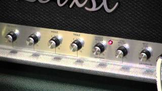 Mojo Tone Alex Lifeson Lerxst Omega guitar amplifier demo with SG amp 335 MojoTone 4x12 Cab [upl. by Vida877]